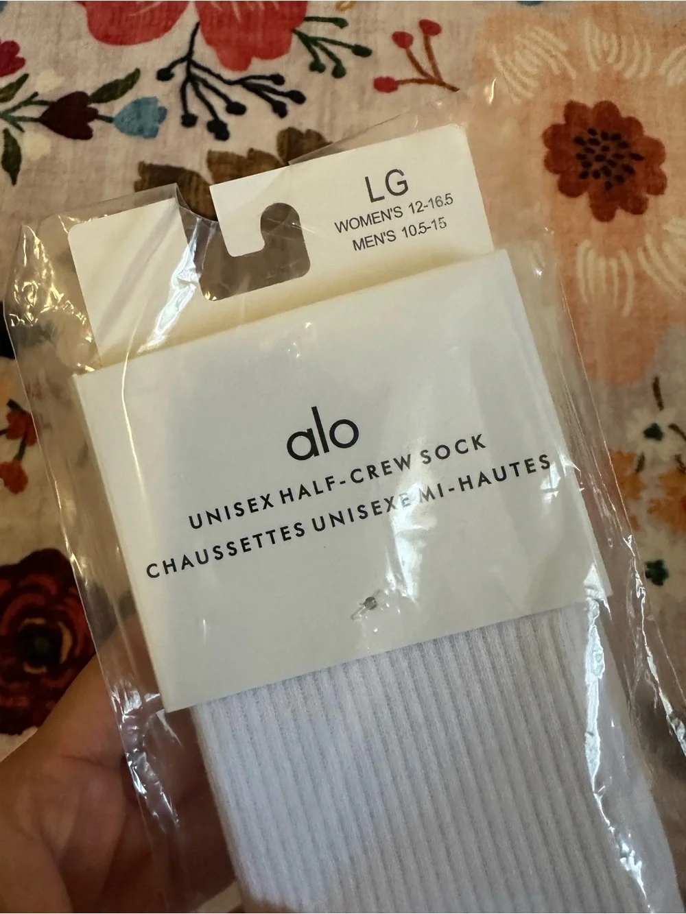 NWT 2X Alo Half Crew sock